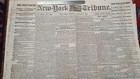 Civil War Newspaper Ny Tribune March 27 1865 Siege Petersburg   Goldsboro