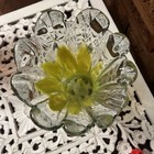 Vintage Glass Vase Swung 9x7 Midcentury Heavy Tall Green Decor Vessel