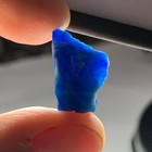 21 30 Ct Natural Hauyne Rough Afghanistan Facet Grade Vivid Blue  a