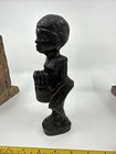 Vintage African Hand Carved Wooden Figure Ebony Style Folk Art  b338 