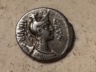 Roman Republic Hosidius Coeta Ar Denarius Vf 68bc