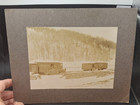 Somerset Maine Rr Railroad Train Cars Winter Logging Photo Circa 1880 9 5 X 7