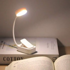 Rechargeable Clip-on Book Light  4 Led  3 Color Modes  Dimmable Brightness