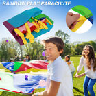 8 Handles 2m Kids Play Rainbow Parachute Multicolor Outdoor Fun Play Parachute 
