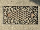 Large Heavy Cast Iron Floor Welcome Door Mat Grate Victorian Vent Salvage