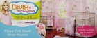 Truly Scrumptious Butterfly Wonderland 100  Cotton Fitted Crib Sheet Nip
