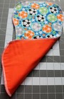 Lot Of 1 Flannel Burp Cloths Large Soft Double Layer Handmade Soccer Balls Sport