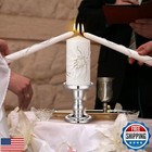 Irenare Unity Candles With Holder For Wedding Ceremony Wedding Decortions Acc