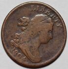 1804 Draped Bust Half Cent - Plain 4 stemless - Us 1 2c Copper Coin
