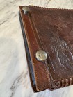Vtg 1940s Pacific Theater Leather Cover Photo Album Dragon Embossed Scene