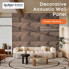 6 Pack Wood Wall Panel 23 6 x23 6  Peel And Stick Faux Acousitc Panel