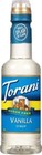 Torani Sugar Free Syrup  Vanilla  12 7 Ounce