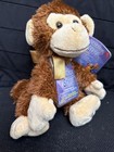Russ Berrie Shining Stars Monkey Brand New With Sealed Code Tag  smoke Free 