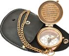 Antique Vintage Brass Pocket Compass Brass Nautical Compass Marine Compass Gift
