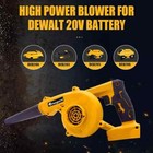 Cordless Leaf Blower For Dewalt 20v Battery Combo 2 In 1  2 Nozzles Extended Tub