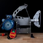 2x72 Belt Grinder Tilting Chassis Kit With Motor  7  Drive Wheel  Safety Switch