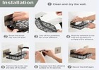Wall-mounted Corner Shower Caddy    adhesive Bathroom Organizer Shelf Storage Rack
