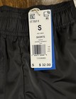 Adidas Originals Kids Shorts Small Black White 3-stripes Trefoil Logo Nwt