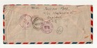 Iraq  Mixed Franking  Registered To New York  1953
