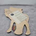 Wiley Miller Artist Saber-tooth Co  Elk Wooden Cribbage Board  New   Sealed 