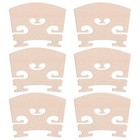 6 Pack Violin Bridge 4 4 Full Size  Pre-cut Violin Bridge Tool Fine Grade