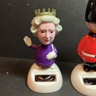 Solar Powered Dancing Bobble Head Toy - Set Of 3 English Themed