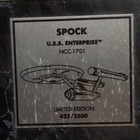 Star Trek Spock Signed Photo Plaque Display Limited Edition 425 2500