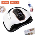 168w Pro  Led Uv Light Nail Dryer Gel Polish Lamp Salon Curing Manicure Machine