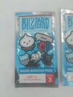Lot Of 2 Blizzard Entertainment Series 3 Badge Booster Pack 3 Per Pack   Trl7 21