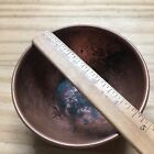 Antique Vintage Syrian Damascus Design Copper Bowl Sterling Silver Inlay 4 75 d