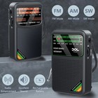 Mini Portable Radio Am fm sw Digital Stereo Radio Rechargeable Usb Charging