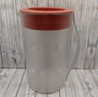 Mr Coffee Tm1 Iced Tea Pot 2 Qt Quart Replacement Frosted Pitcher Red Lid Flaw