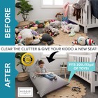 Giant Bean Bag Sofa Living Room Chair Memory Soft Protectstuffed Bed Chair