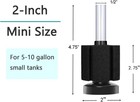 3 Pack Aquarium Bio Sponge Filter Breeding Fry Betta Shrimp Nano Fish Tank Small