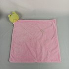 Carters Precious Firsts Baby Security Blanket Pink Green Frog Lovey Plush Toy