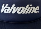 Vintage Valvoline Trucker Hat 80s 90s Racing Mesh Snapback Nwot Navy Blue
