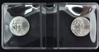 2024 P D Jefferson Nickel - 2 Coin Set From Bu Roll -coin Sealed In Archival 2x2