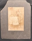 Antique African American Children Family Cabinet Card Photo C  1890 - Original