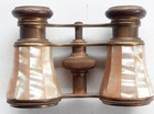Leclerc Fi Paris Antique Vintage Mother Of Pearl  Opera Glasses Binoculars