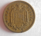 1947  53  Spain Peseta - Excellent Coin - Free Ship - Bin  358