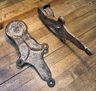 Antique 1877 Wilcox Sliding Barn Door Hardware Architectural Cast Track Rollers