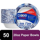  4 Pack   Ultra Disposable Paper Bowls  20 Oz  Multi-color  200 Count