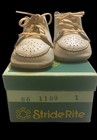1972 Vintage Baby Stride Rite Leather Walking Shoes H6 1109 1  With Original Box