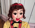 Vintage Hazelle s Airplane Control Woman Girl String Marionette Puppet