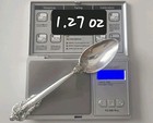 Wallace Grande Baroque Sterling Silver Teaspoon - 6 1 8   1 27 Oz 