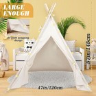 Teepee Tent For Kids Play With String Lights Girl And Boy indoor    