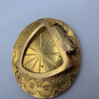 Vintage Zodiac Astrology Belt Buckle Brass Tone Horoscope Signs Sun Design