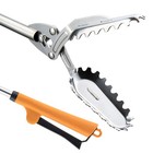 40  Heavy Duty Stainless Steel Grabber Reacher Tool   Outdoor Litter Picker  Tra