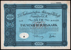 1925 Ig Farben  of Zyklon B Infamy  Initial Public Offering 2 Piece Stock Set F 