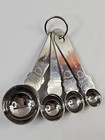 Gooseberry Patch Metal Snowmen Shaped Measuring Spoons Set Of 4